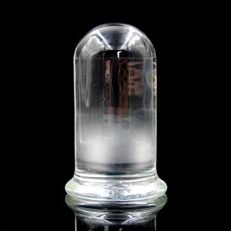 Mm Huge Big Diameter Clear Crystal Glass Anal Plug Dildo Large Anal Expander Dilator Butt Plug