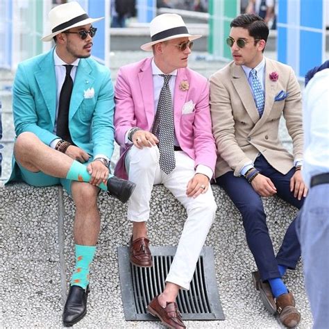 Italian Men Teach Us How To Wear Cropped Pants Pitti Uomo Street Style Mens Street Style