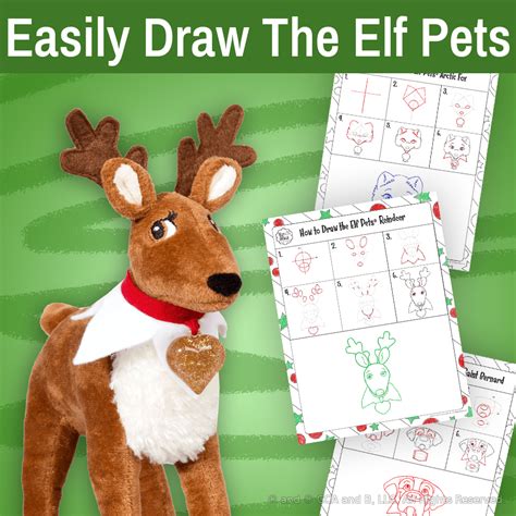 Step By Step Instructions How To Draw The Elf Pets The Elf On The