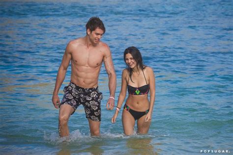 Victoria Justice Bares Her Bikini Body And Shows Beach Pda With Her