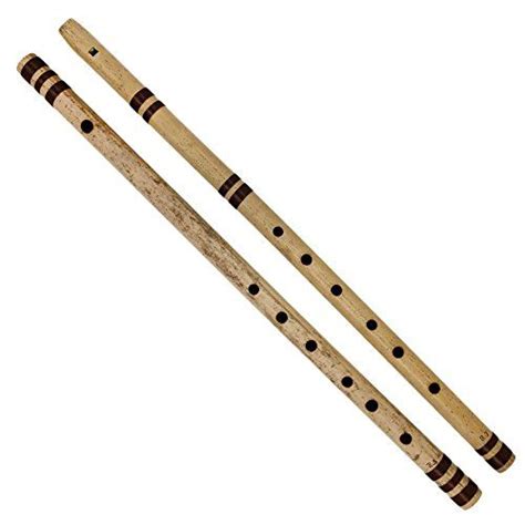 Indian Bamboo Flute Cc Transverse And Fipple For Masters 26 Inch Set Of
