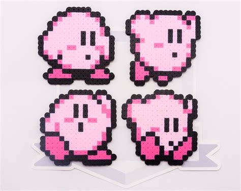 Small Kirby Perler Bead Sprites Choose One Gaming