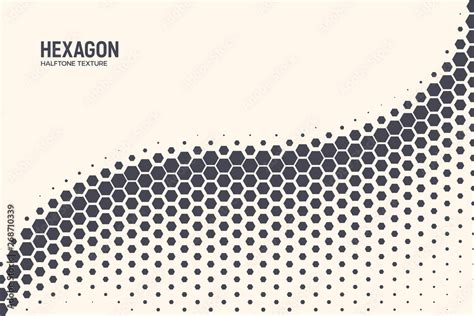 Hexagon Shapes Vector Abstract Geometric Technology Oscillation Wave