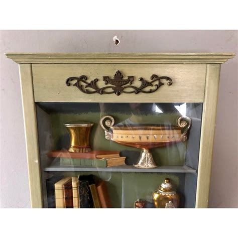 Vintage Turner Wall Accessory Faux Curio Cabinet Wall Art Chairish