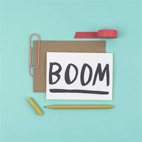 Boom cards are interactive lessons created by teachers like you. 'boom' Card By Letterbox Lane | notonthehighstreet.com