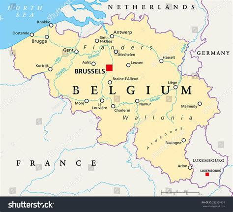 Brussels Map Belgium Ojornalfotografia