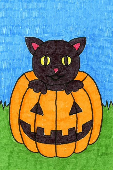 Easy Halloween Drawing Ideas For Kids