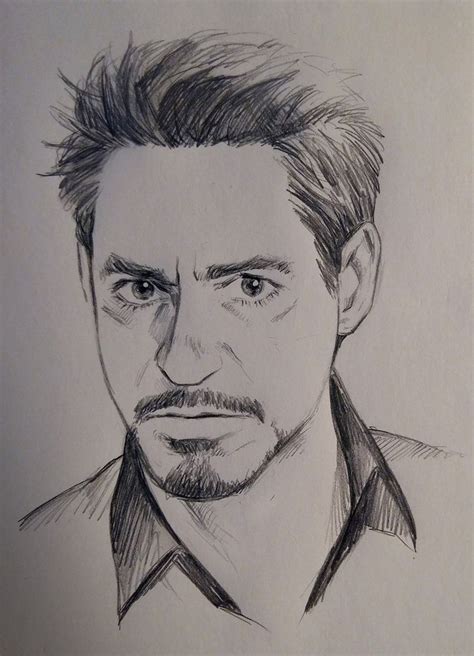 Today we'll show you how to draw classic iron man! "Tony Stark" by Hallpen | Iron man drawing, Drawing people ...