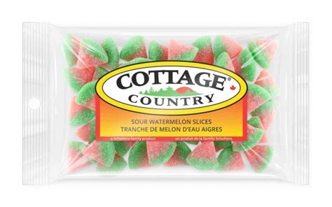 Sour Watermelon Slices 250g Cottage Country Candies
