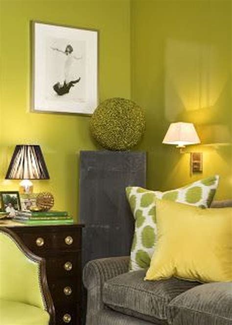 Awesome Living Room Green And Purple Interior Color Ideas02 Homishome
