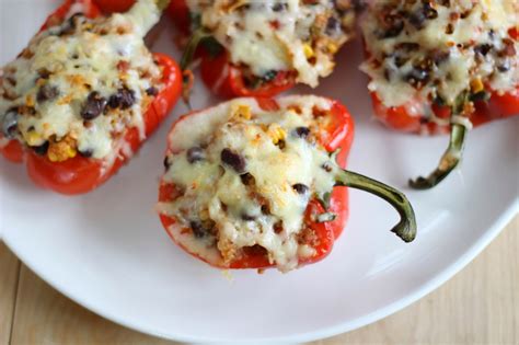 Burp Better Stuffed Peppers Filled With Quinoa And Chorizo