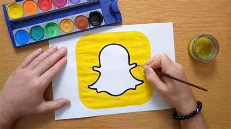 How To Draw The Snapchat Logo Snapchat App Icon Youtube