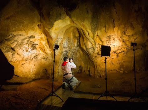 Chauvet Cave Photographing The Lion Panel Ancient Art Archive