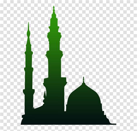Vector Clipart Masjid Animated Madina Pictures Silhouette