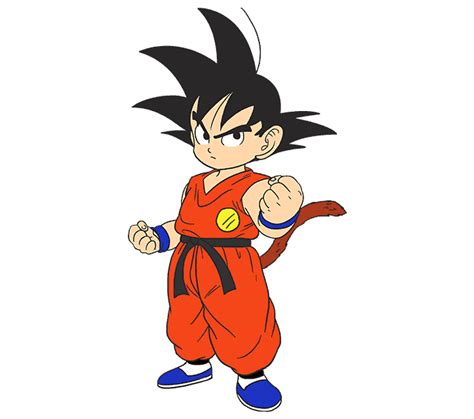 Draw a simple curved line to make an easy smile, for instance. Goku Drawing Easy at GetDrawings.com | Free for personal ...