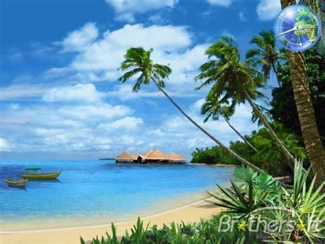 47 Beach Scenes Wallpaper And Screensavers Wallpapersafari