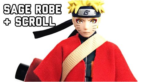 Sh Figuarts Custom Sage Mode Robe And Scroll For Naruto Uzumaki Bandai
