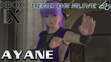 Dead Or Alive 4 Xbox Series X Ayane Gameplay Very Hard Story