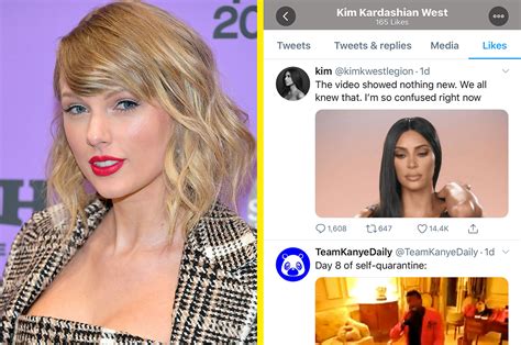 Heres What Taylor Swift And Kim Kardashian Have Liked On Social Media Since That Full Kanye