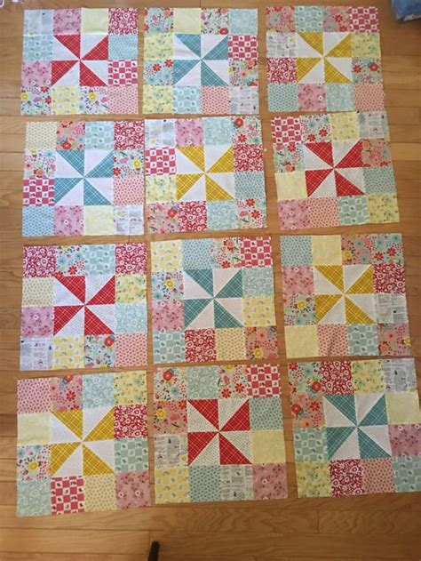 Pinwheels And Patches Quilt Tutorial Patch Quilt Pinwheel Quilt Block