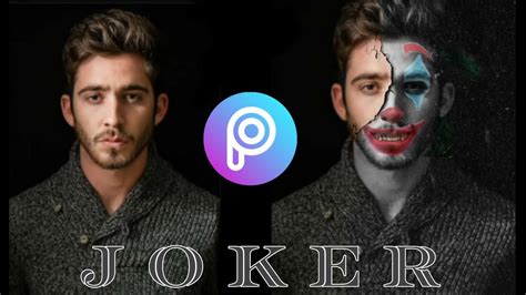 Joker Face🤡 I How To Make Joker FaceҚазаша фотошоп Picsart ️ Youtube