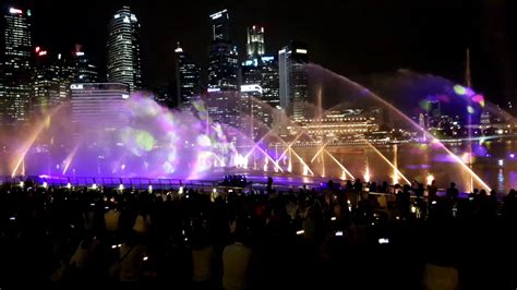 Marina Bay Sands Light Show Youtube
