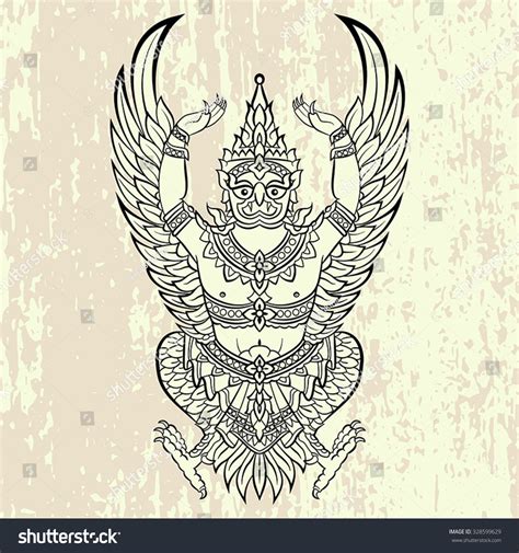 Vishnu Garuda Tattoo