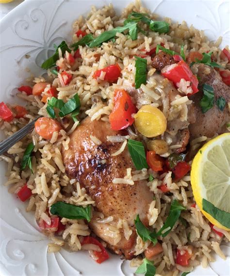 Chicken Pilaf Recipe With Quick Cook Brown Rice Ciao Florentina