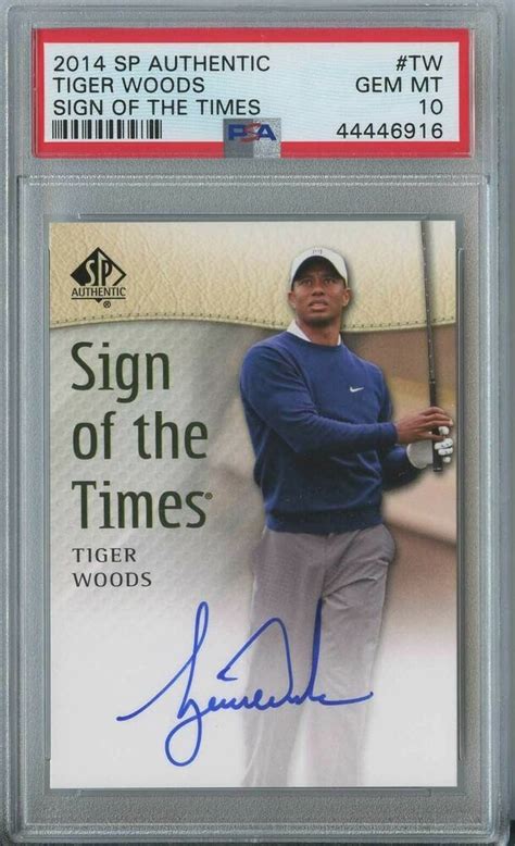 Reddit gives you the best of the internet in one place. Tiger Woods 2014 SP Authentic Sign Of The Times Signed ...