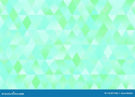 Pastel Teal Mint Green Blue Triangle Pattern Seamless Colorful Rhomb