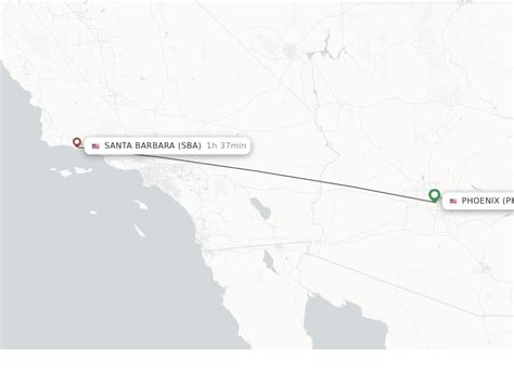 Direct Non Stop Flights From Phoenix To Santa Barbara Schedules