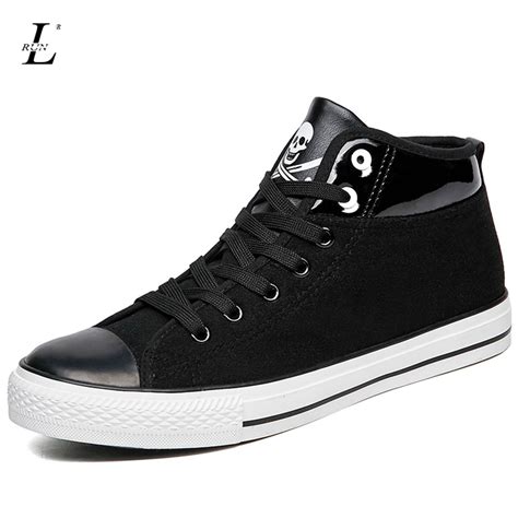 High Quality Men Canvas Shoes 2016 High Top Mens Running Shoes
