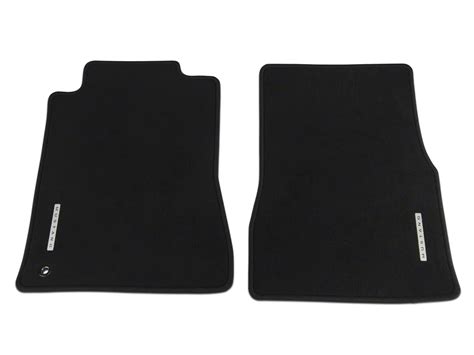 Ford Mustang Front Floor Mats With Mustang Logo Black 8r3z 6313086 Aa