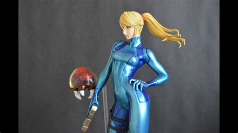 Metroid Une Magnifique Figurine De Samus Aran Zero Suit 13c