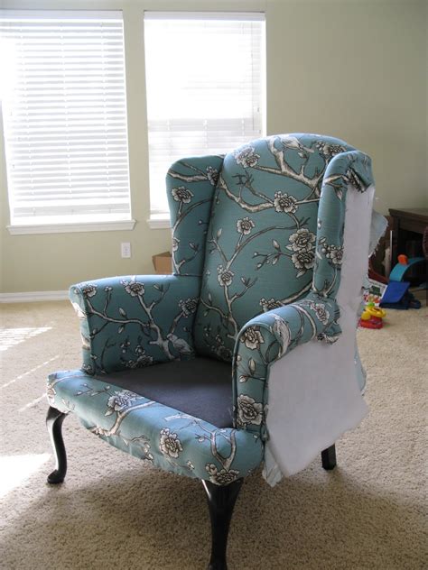 Wingback chair teardown is a demonstration of how we tear down a chair or other piece of furniture here at kim's upholstery. Modest Maven: Vintage Blossom Wingback Chair