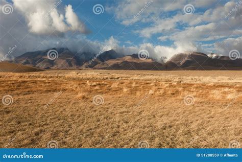 Altai Foothill Steppes Stock Image Image Of Snow Urban 51288559