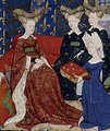 Isabel de Baviera-Ingolstadt, (1370–1435), reina de Francia. Miniatura ...
