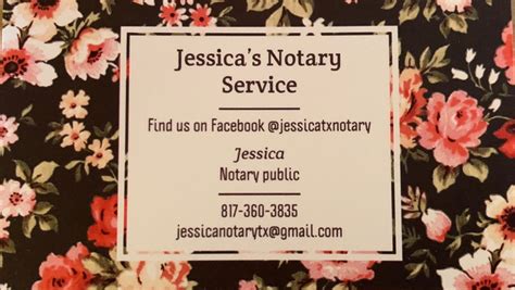 Jessicas Notary Service Updated April 2024 Springtown Texas