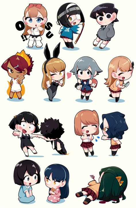 Cute Chibis Lecca Komisan Kawaii Anime Anime Characters Komi San