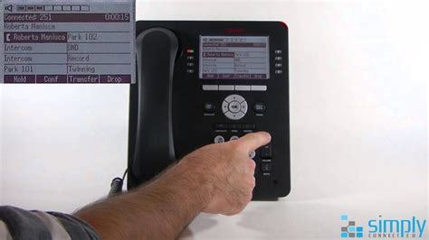 Simply Connecteds Basic Guide To The Avaya 9608 Ip Telephone Youtube