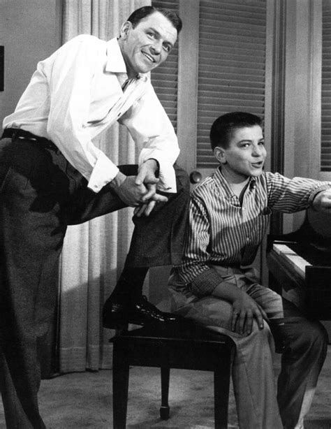 Classic Film Scans Frank Sinatra And His Son Frank Sinatra Jr