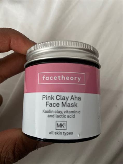 Facetheory Pink Clay Aha Face Mask All Skin Types Inci Beauty