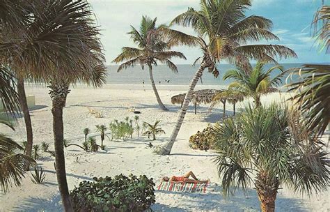 Vintage Travel Postcards Florida Beaches