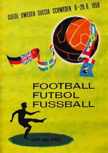 Poster Fifa World Cup 1958 Designerartist Bekå World Cup Soccer