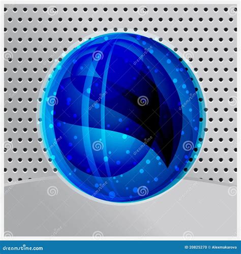 Abstract Blue Sphere Stock Vector Illustration Of Ball 20825270