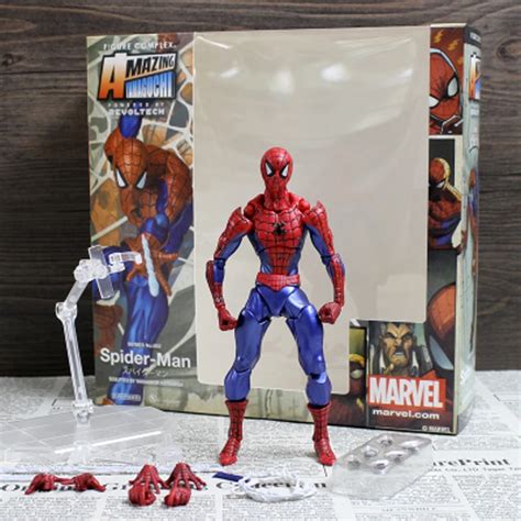 Spider Man Revoltech No002 Spiderman Pvc Action Figure Collection