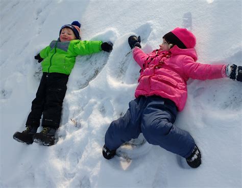 Wild Child Wintermission Make A Snow Angel — Childreach