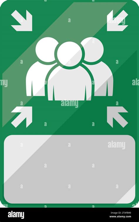 Meeting Point Signboard Illustration Stock Vector Image And Art Alamy