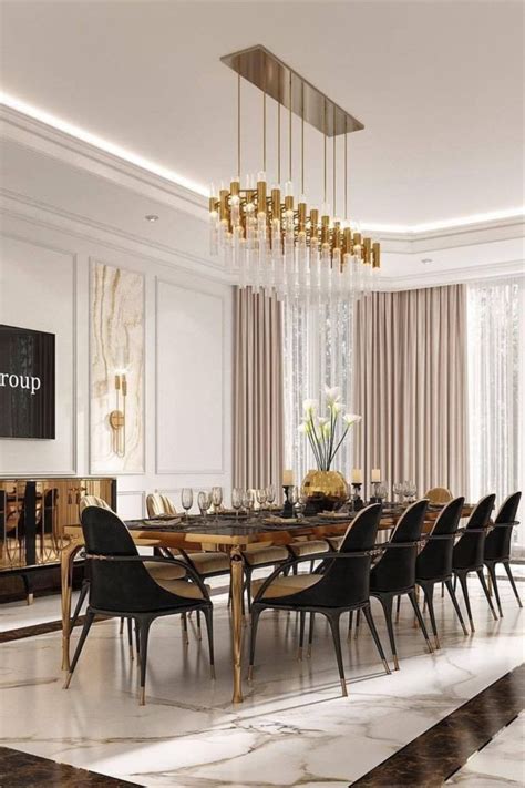 Glamour Your Dining Room Design With Luxxus Inspirations In 2020