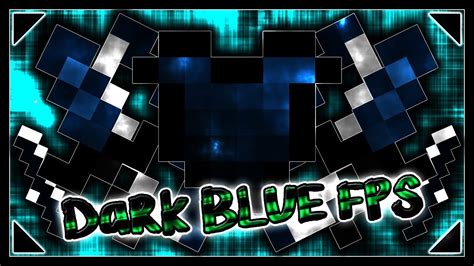 Minecraft Pvp Texture Pack Dark Blue Fps Youtube
